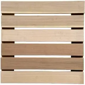 Cedar Deck Tile 2 X 2 ft
